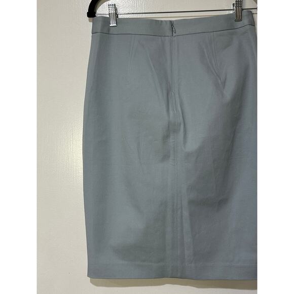 Banana Republic Women's Light Blue Dressy Pencil Skirt Size 6 NWT Stretchy - Picture 9 of 11